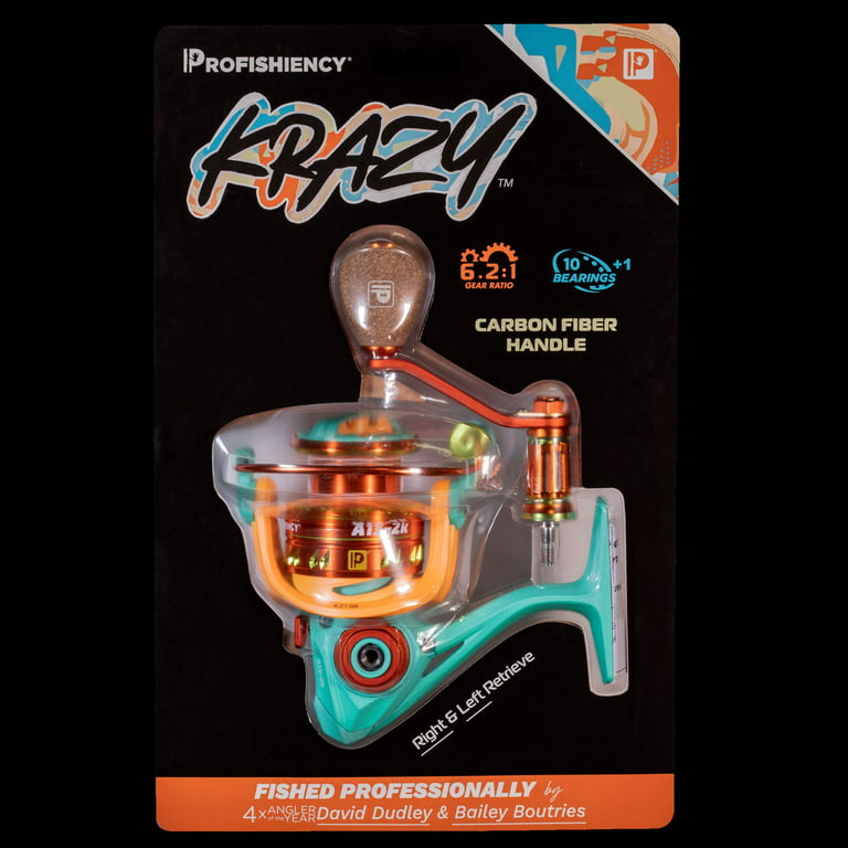 ProFISHiency Krazy A13 2000 6.2:1 Gear Ratio 6+1 Bearing Spinning
