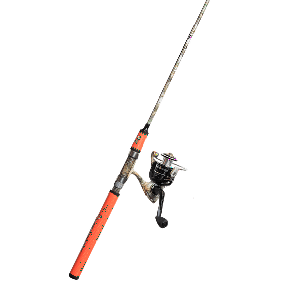 ProFISHiency 6' 8" Medium Action Spinning Fishing Rod and Reel Combo with Realtree Edge Camo