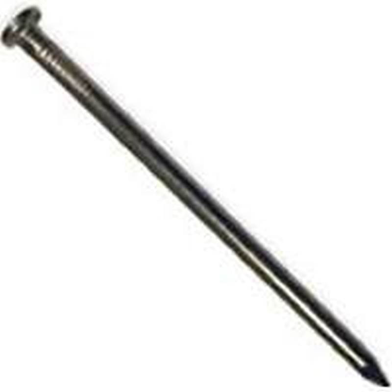 ProFIT 0053225 Common Nail, 40D, 5 in L, Steel, Brite, Flat Head, Round, Smooth Shank, 5 lb