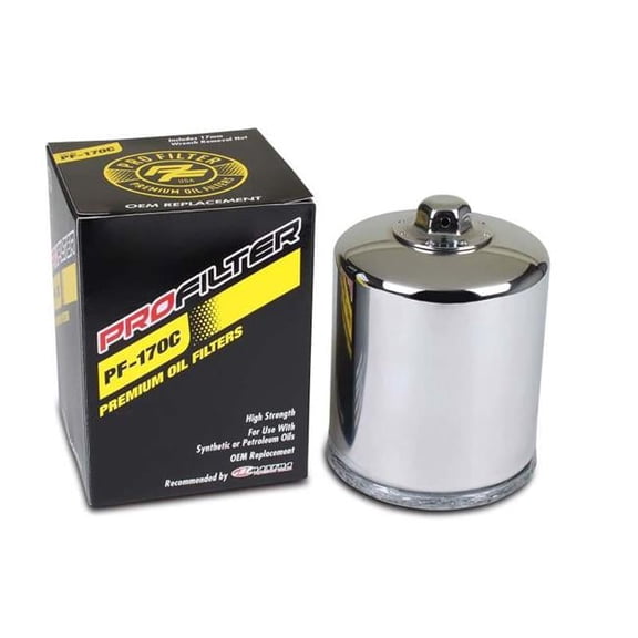ProFilter PF-170C Harley Spin-on Chrome Various Performance Oil Filter