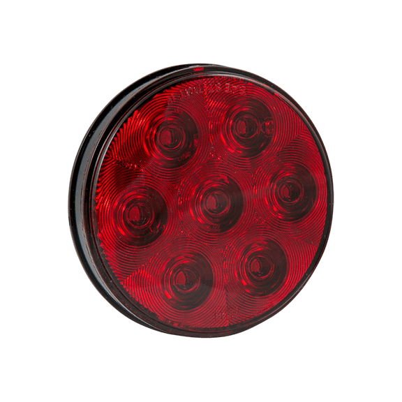 ProFleet 4" Red LED Stop Tail Turn Light, 7 LEDs