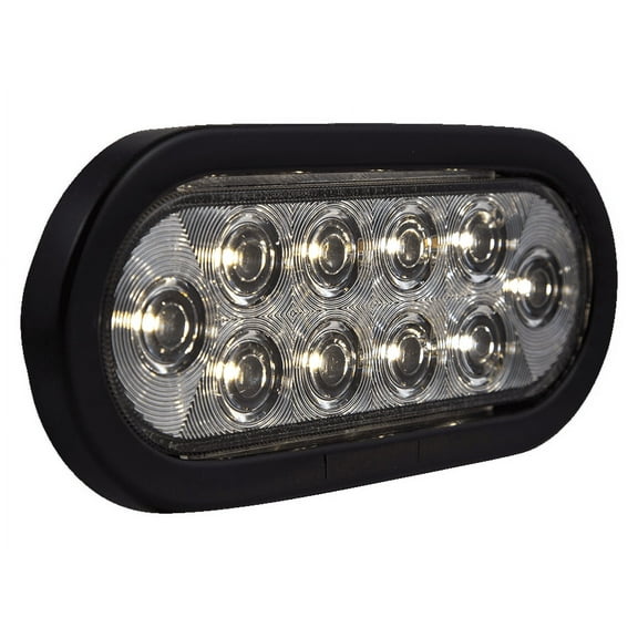 ProFleet 6" Oval LED Backup Light, 10 White LEDs