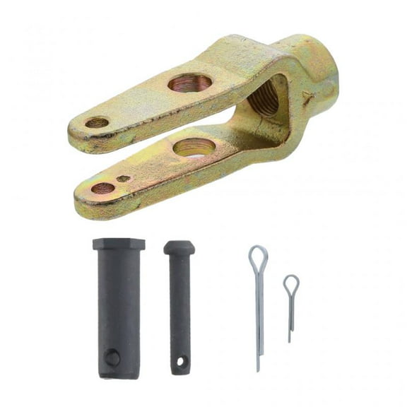 ProFleet Double Pinned Straight Clevis Kit for Slack Adjuster - Replaces OEM R810019, 5/8"-18 ASA