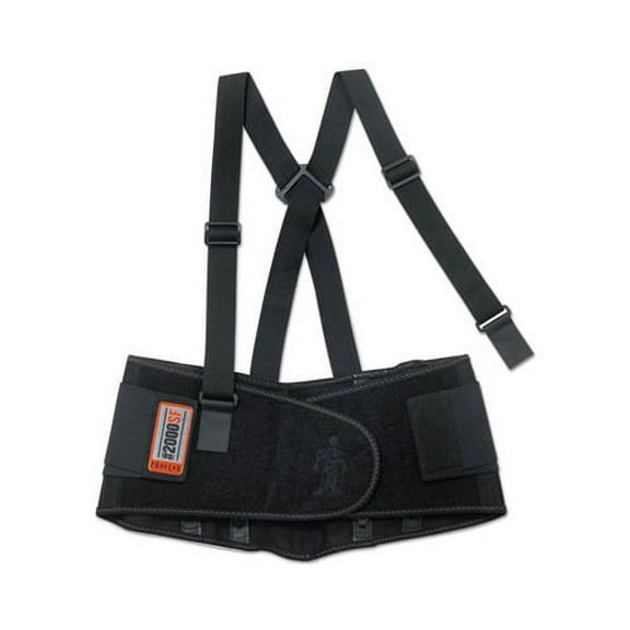 ProFlex 2000SF High-Performance Spandex Back Support Small, Black