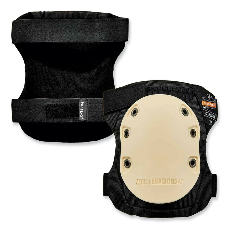 ProFlex 325HL Non-Marring Rubber Cap Knee Pads, Hook and Loop Closure, One Size, Tan Cap, Pair, Ships in 1-3 Business Days ProFlex 325HL Non-Marring Rubber Cap Knee Pads, Hook and Loop Closure, One Size, Tan Cap, Pair, Ships in 1-3 Business Days