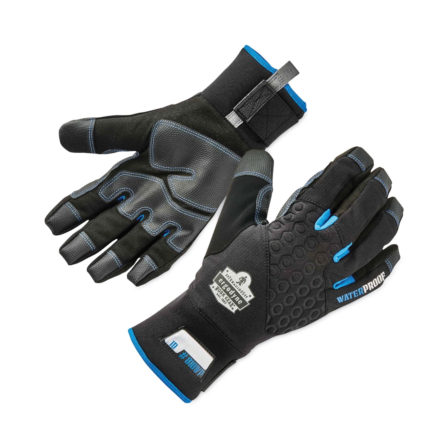 ProFlex 818WP Thermal WP Gloves with Tena-Grip, Black Small, Pair, Ships in 1-3 Business Days