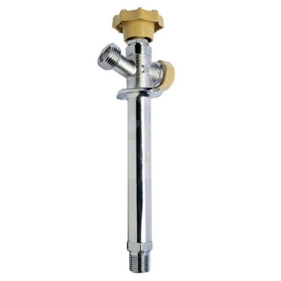 ProFlo PF73ASF12 3/4 in x 1/2 in Anti-siphon Brass 12 in. Hose Sillcock