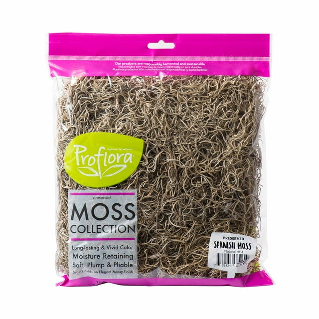 ProFlora Brown Spanish Natural Moss Floral Arranging Supplies