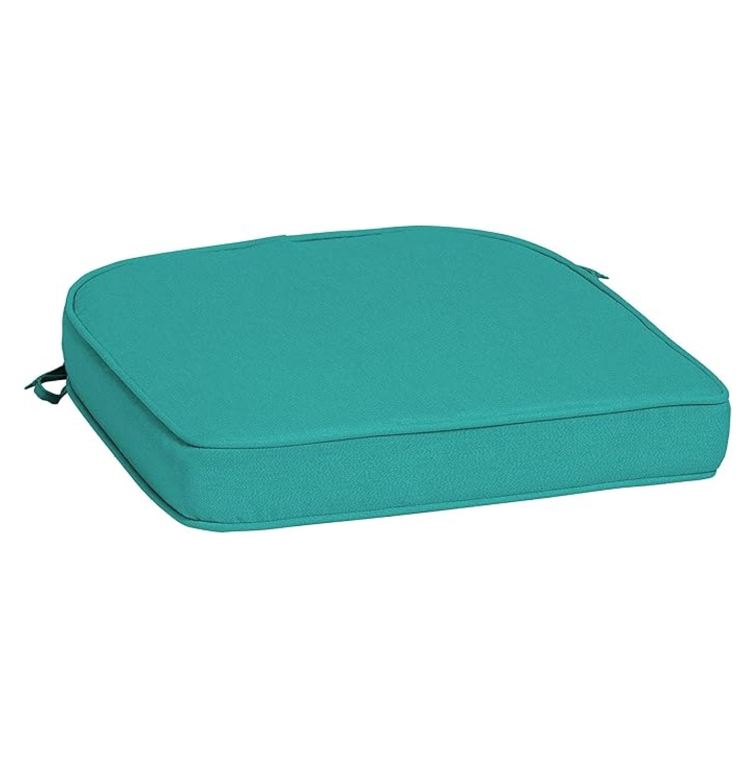 ProFoam Outdoor Seat Cushion 19x20 - Surf Teal, Patio Furniture Cushions, Rounded Back, UV & Water Resistant, Replacement Cushion