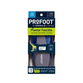 ProFoot Plantar Fasciitis Orthotic Insoles, Mens 8-13, 1 Pair