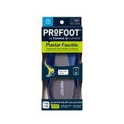 ProFoot Plantar Fasciitis Orthotic Insoles, Mens 8-13, 1 Pair