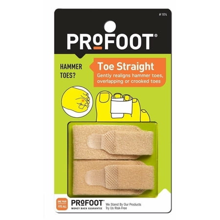ProFoot Toe Straight Hammertoe Wrap 1 pair Pack of 6