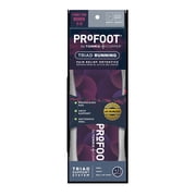 ProFoot Full Length Triad Running Orthotic Insole for Knee, Leg & Back Pain, Womens 6-11, 1 Pair