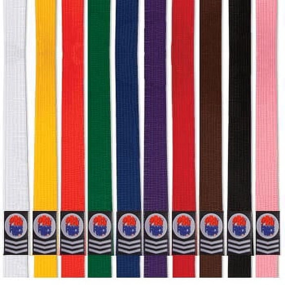 ProForce 1.75? Double Wrap Solid Color Karate Belt - Black #1 -83"