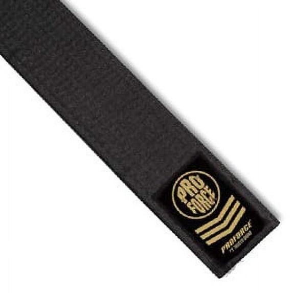 ProForce 2″ Double Wrap Black Karate Belt #2