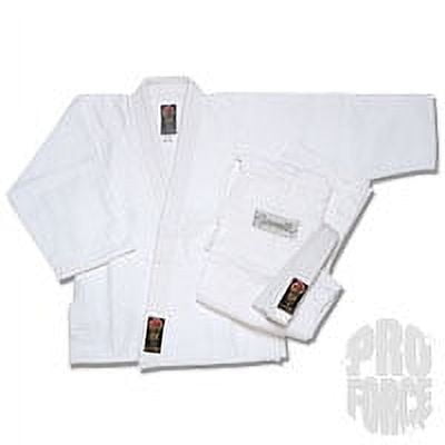 ProForce Gladiator Judo Uniform – White 0 4’6″ – 4’8″ (Child Size 12-14) 85-100 lbs.