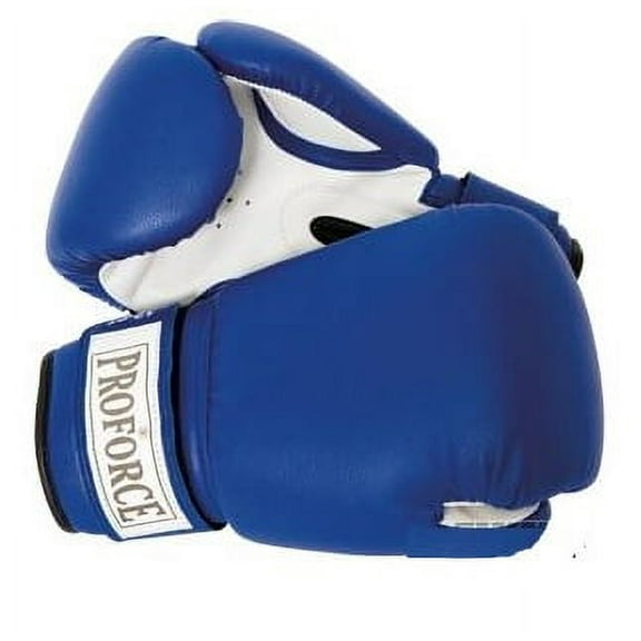 ProForce Leatherette Blue Boxing Gloves - 12oz