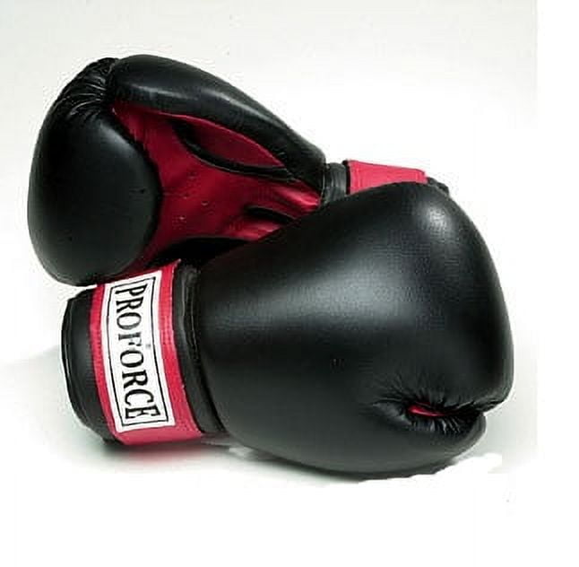 ProForce Leatherette Boxing Gloves w/Red Palm - 16oz