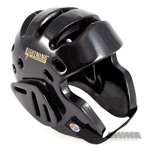 ProForce Lightning Sparring Head Guard / Headgear - Black - Small