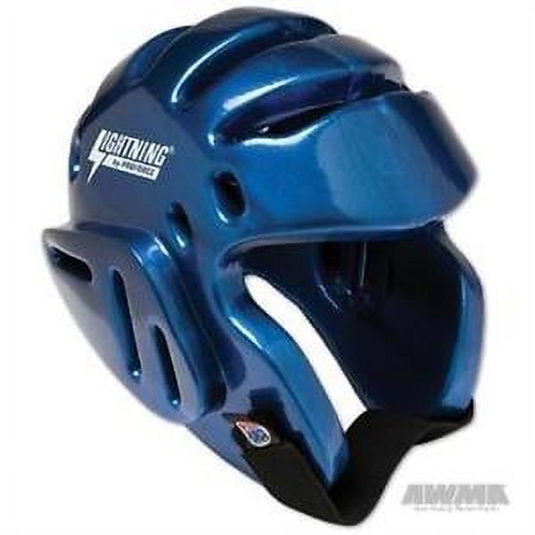 Proforce Lightning Sparring Head Guard Headgear Blue Medium 