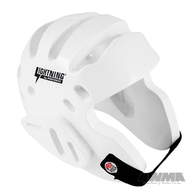 ProForce Lightning Karate Headgear with Face Shield - Black ProForce Lightning Karate Headgear with Face Shield - Black