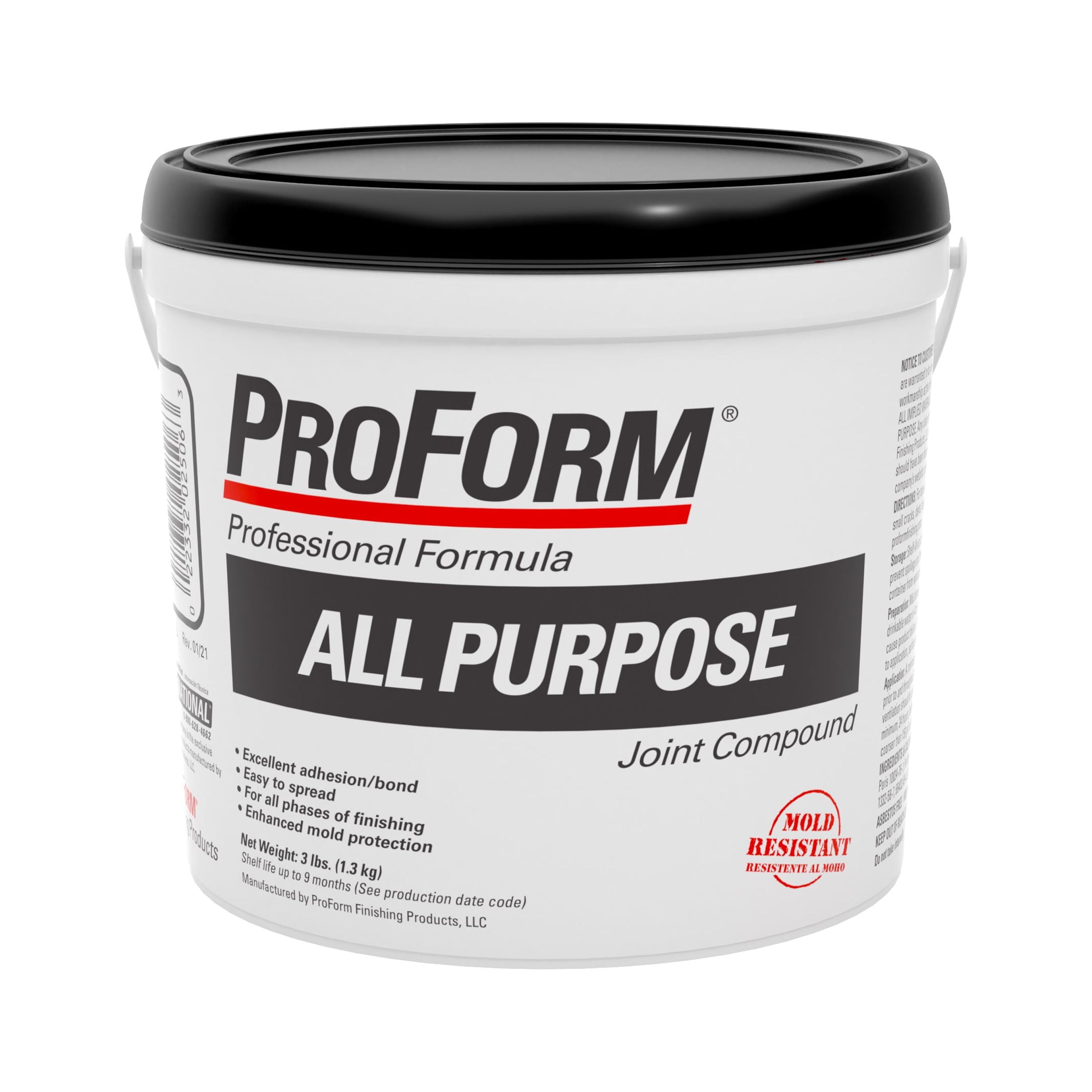 ProForm All Purpose Ready Mix Joint Compound, 3lb Pail