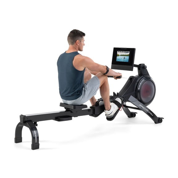 ProForm Carbon Pro10 Rower with 10" Touchscreen for Interactive, At-Home Workouts