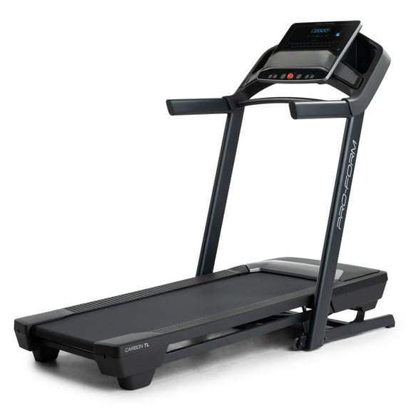 ProForm Carbon TL Foldable Treadmill with a 5" LCD Display & Device Shelf, 0-10 MPH, 10% Incline, ProShox™ Cushioning, SmartAdjust™, & Powered by iFIT