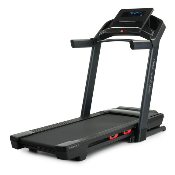 ProForm Carbon TLX Foldable Treadmill with a 7" LCD Display & Device Shelf, 0-12 MPH, 12% Incline, ProShox™ Cushioning, SmartAdjust™, & Powered by iFIT
