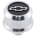 thumbnail image 1 of Proform 141-857 Chevy Bow Tie Valve Cover Air Breather Cap Polished Push-In Styl, 1 of 3