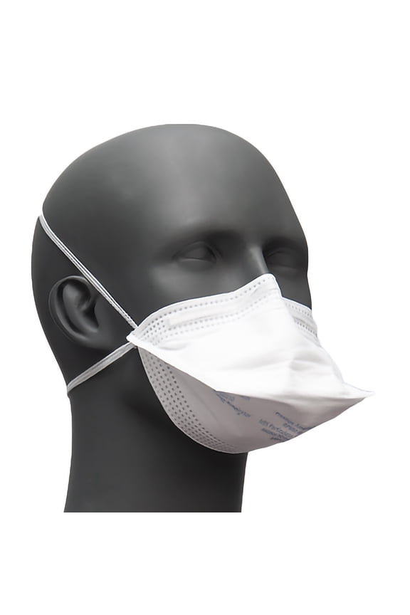 Particulate Respirator Surgical Mask Flat Fold Pouch 50 per Box RP88010