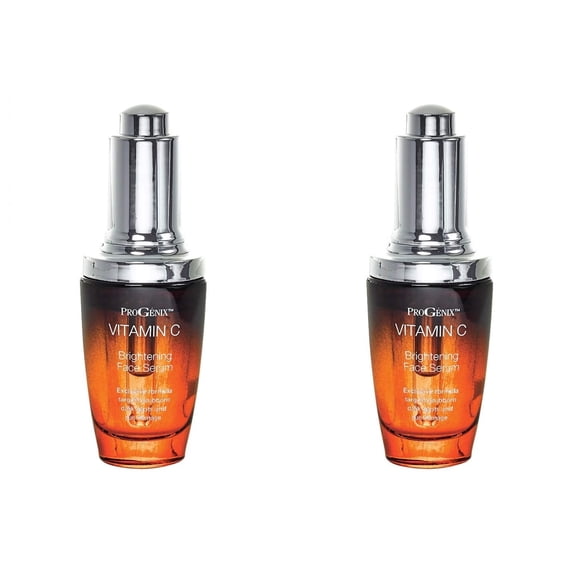 ProGenix Vitamin C Facial Serum Skin Care Anti-Aging Moisturizer Potent Vitamin C Face Lotion For Dry Skin, Age Spots, Wrinkle Repair, & Uneven Skin Tone, 1 Fl Oz Pack of 2