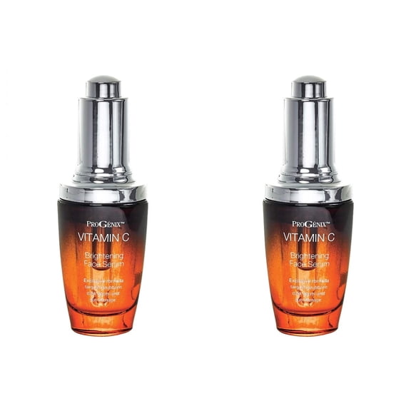 ProGenix Vitamin C Facial Serum Skin Care Anti-Aging Moisturizer Potent Vitamin C Face Lotion For Dry Skin, Age Spots, Wrinkle Repair, & Uneven Skin Tone, 1 Fl Oz Pack of 2