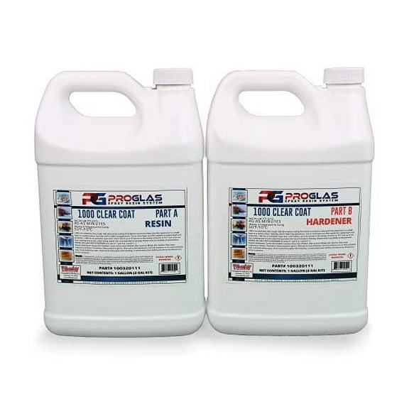 ProGlas 1000 Table Bar Top Clear Epoxy Resin - 2 Gallon Kit
