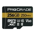 thumbnail image 1 of Prograde Digital 256GB MicroSDXC UHS-II U3 Class 10 V60 Memory Card with SD Adapter, 1 of 2