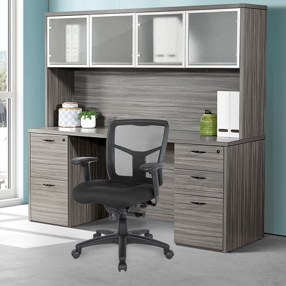 ProGrid Mesh Back Manager's Chair with Coal Black Free Flex Fabric