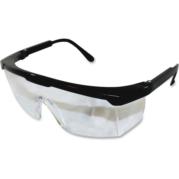 ProGuard Adjustable Safety Eyewear 12PR/BX Black/Clear 7334B