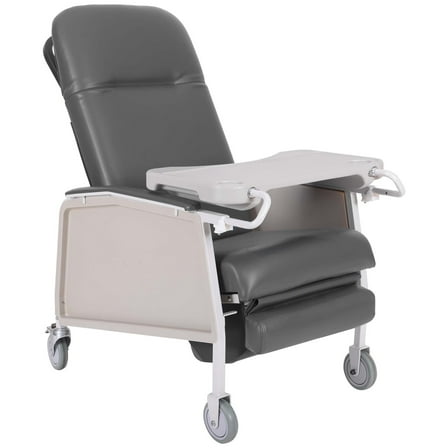 ProHeal 3 Position Bariatric Geri Chair - Medical Recliner for Elderly with Meal Tray, Heavy Duty Reclining Medical Chair