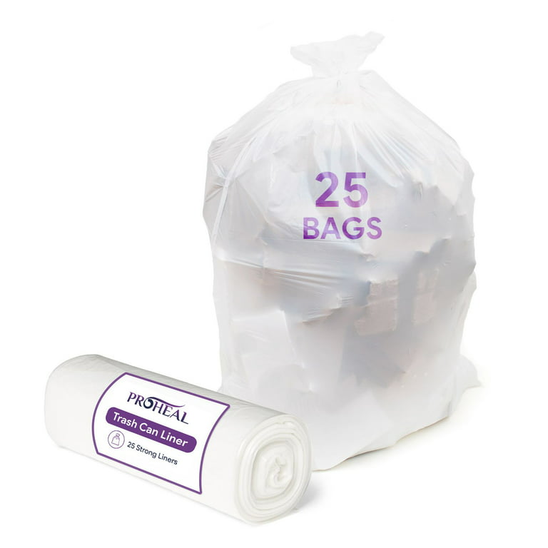 ProHeal 33 Gallon Industrial Trash Bags, 17 Microns Extra-Thick