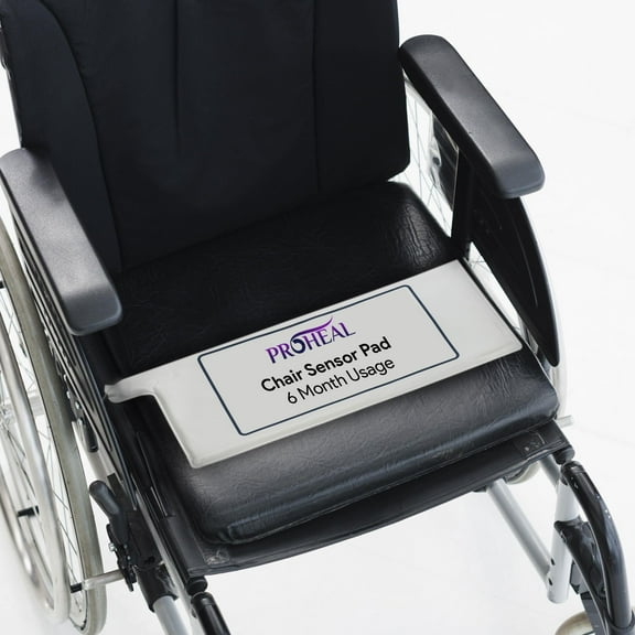 ProHeal Elderly Monitoring Chair Sensor Pad, 6 Month Usage Time - Portable Dementia And Senior Fall Prevention - 7" x 15" Pad Only