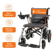 ProHeal Electirc Wheelchair, Power Chair, Foldable, Ultra Light, Travel Ready, Folds in 3 Seconds