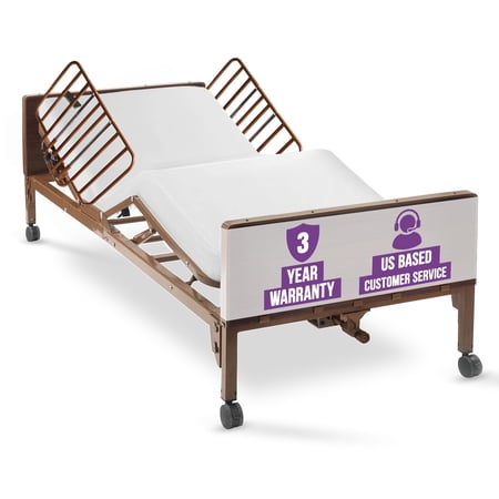 ProHeal Full Electric Hospital Bed Full Package For Home Use Medical Bed - 36" x 80", Dual/Full Adjustment