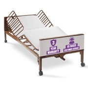 ProHeal Full Electric Hospital Bed حزمة كاملة للاستخدام المنزلي سرير طبي - 36 &times; 80 ، تعديل مزدوج / كامل