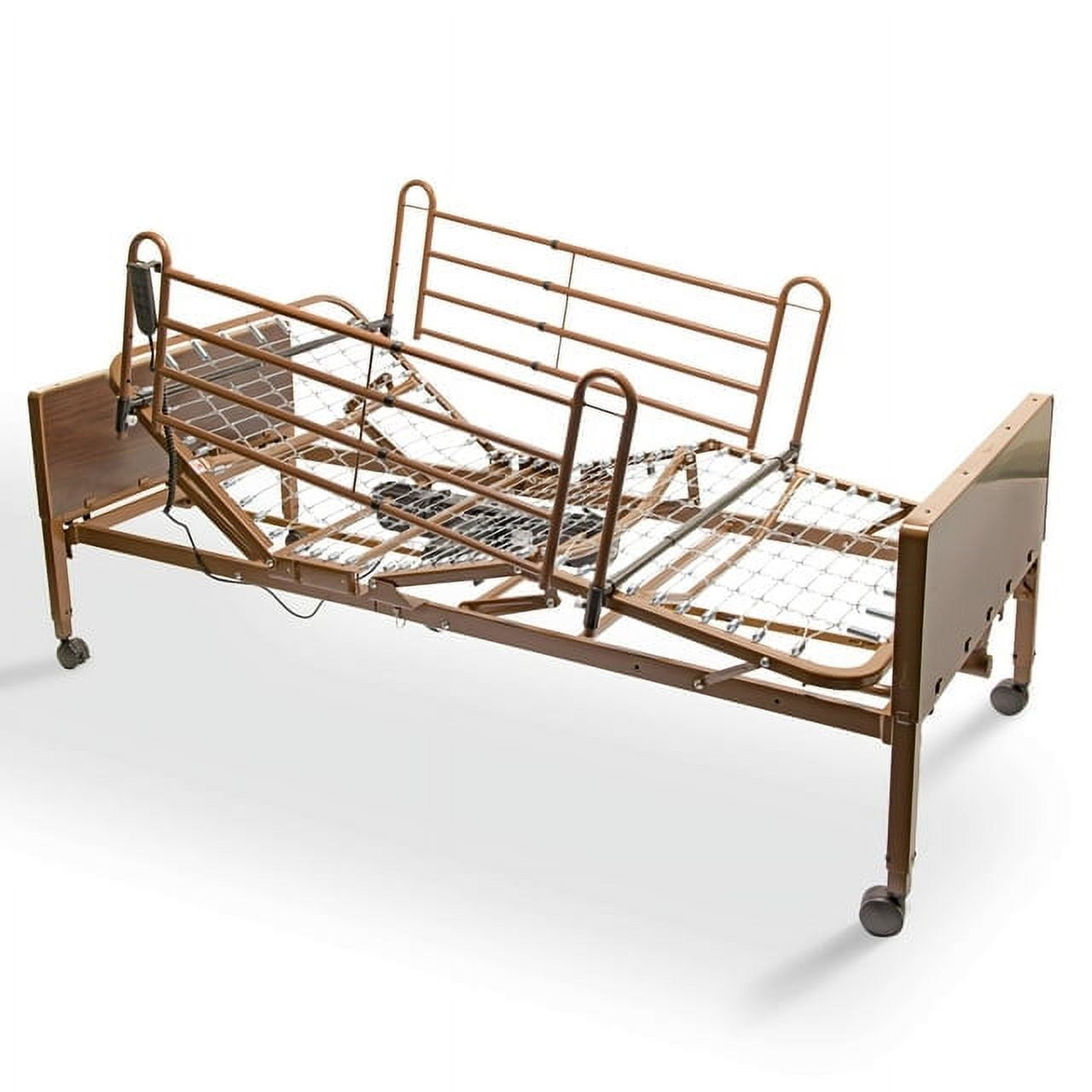 Full Electric Adjustable Steel Homecare Hospital Bed with Rails