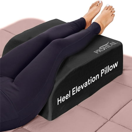 ProHeal Heel Elevation Pillow - Gel Infused Memory Foam Wedge Pillow