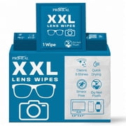 ProHeal Lens Wipes XXL, 50 Count - 10"x7" for Eye Glasses, Watches, Display Screens