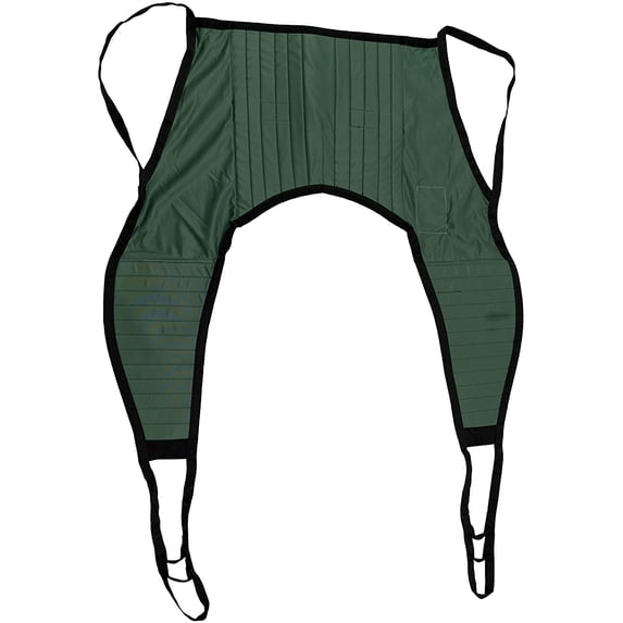ProHeal Padded Lift U Sling with Head Support Small 33.5" x 16" Polyester Divided Leg Slings for Patient Lifts
