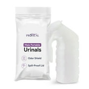 ProHeal Portable Male Urinals, Spill Proof Travel Pee Bottles, 32oz