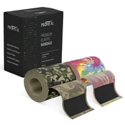 ProHeal Reusable Elastic Bandage Wrap For Wounds, 2 Pack Fun Colors Self-Closure - 3" x 180" Compression Medical Wrap