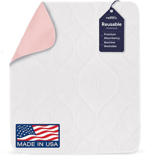 ProHeal Reusable Underpads Moderate Absorbent, Washable Chuck Bed
